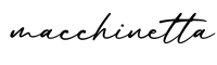 单词macchinetta书写