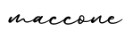 单词maccone书写