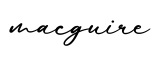 单词macguire书写