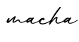 单词macha书写