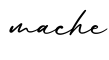 单词mache书写