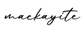 单词mackayite书写