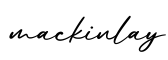 单词mackinlay书写