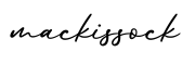 单词mackissock书写