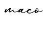 单词maco书写