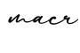 单词macr书写