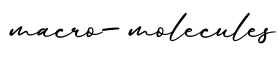 单词macro-molecules书写