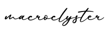 单词macroclyster书写