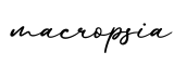 单词macropsia书写