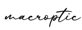 单词macroptic书写