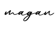 单词magan书写