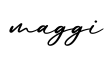 单词maggi书写