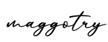 单词maggotry书写