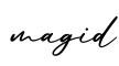 单词magid书写