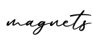 单词magnets书写