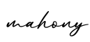 单词mahony书写