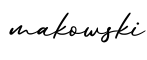 单词makowski书写