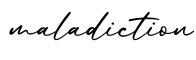 单词maladiction书写