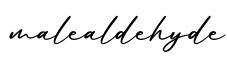 单词malealdehyde书写