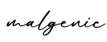 单词malgenic书写