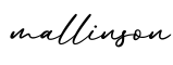 单词mallinson书写