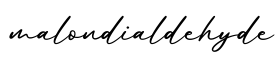 单词malondialdehyde书写