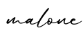 单词malone书写