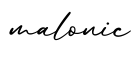 单词malonic书写