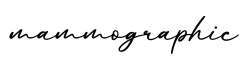 单词mammographic书写