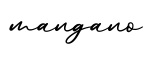 单词mangano书写