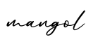 单词mangol书写