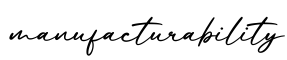 单词manufacturability书写