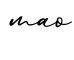 单词mao书写