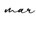单词mar书写