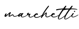 单词marchetti书写
