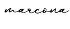 单词marcona书写