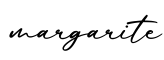 单词margarite书写