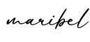 单词maribel书写