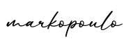 单词markopoulo书写