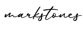 单词markstones书写