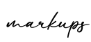 单词markups书写