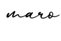 单词maro书写