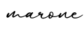 单词marone书写