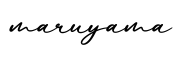 单词maruyama书写
