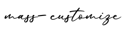 单词mass-customize书写