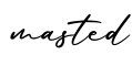 单词masted书写