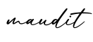 单词maudit书写