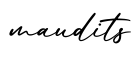 单词maudits书写