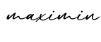 单词maximin书写