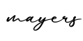 单词mayers书写